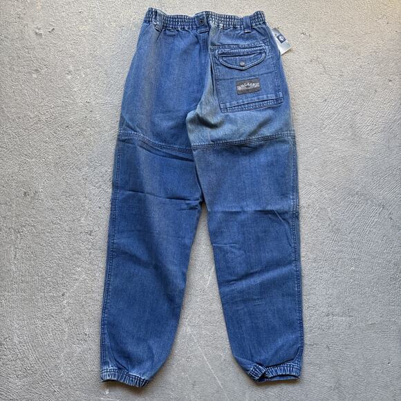 Deadstock 90s Dockers Jeans Mens 29x30 Pleated Denim Levis Cargo Tapered Vintage - Picture 8 of 12